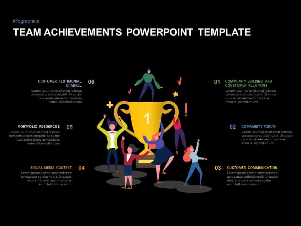 team achievement powerpoint template