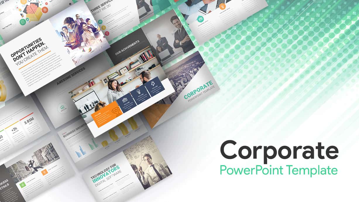corporate PowerPoint template