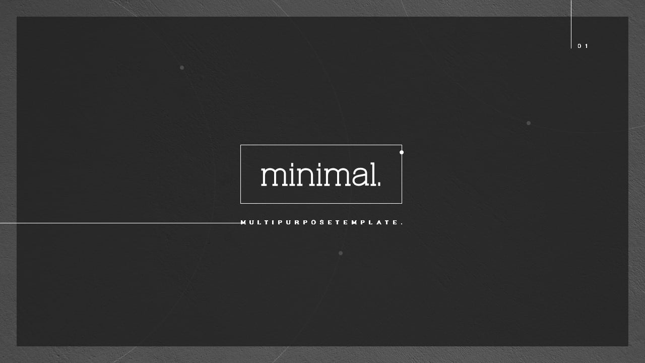 minimal deck template