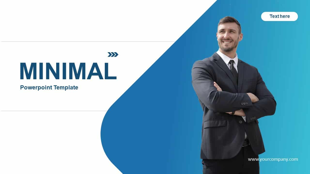 minimal PowerPoint template