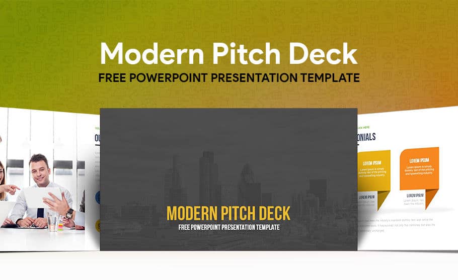 free pitch deck template