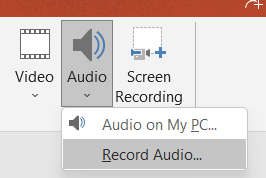 How to add audio in PowerPoint