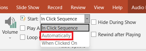 How to automatically play music in powerpoint presentation