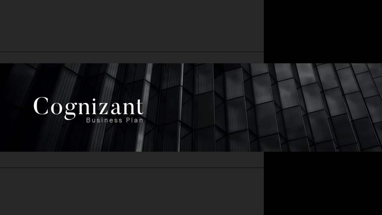 black and white PowerPoint template