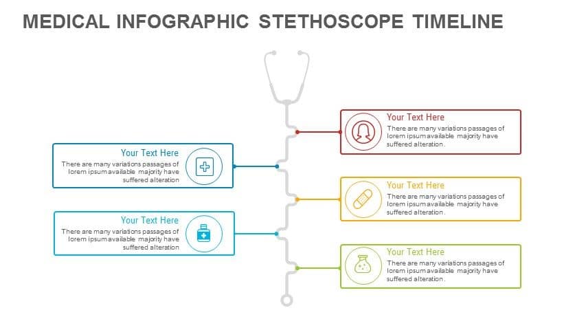 medical infographic powerpoint timeline