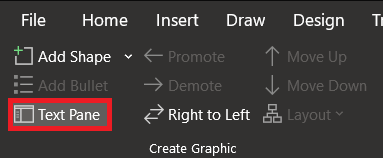 Enable the Text Pane using this button
