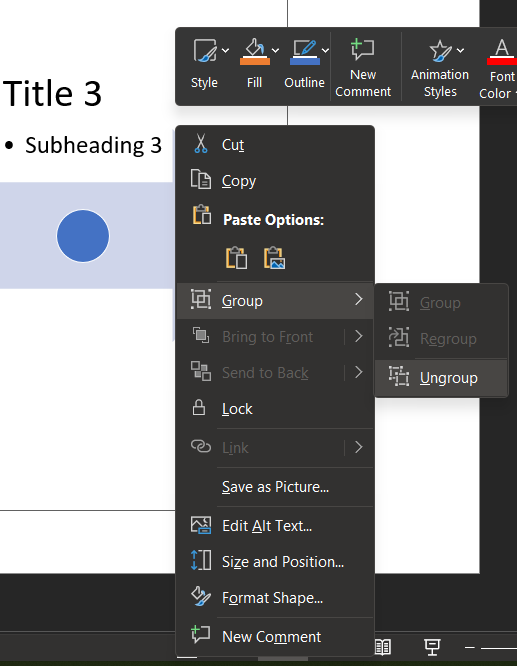 You need to ungroup the timeline to animate it in PowerPoint