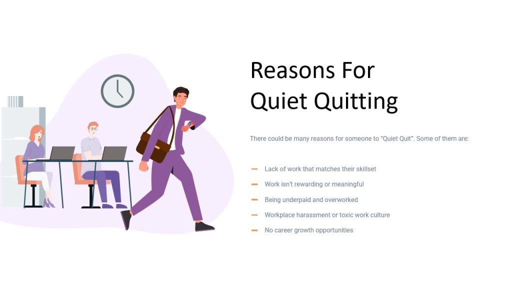 Reasons for quiet quitting