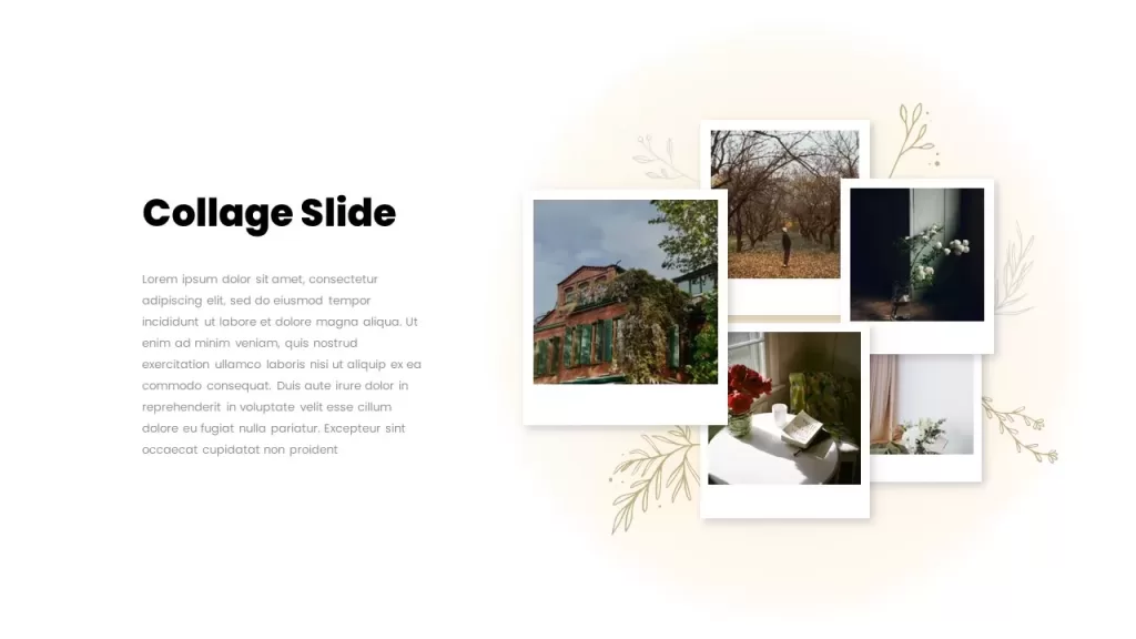 Collage slide for PowerPoint