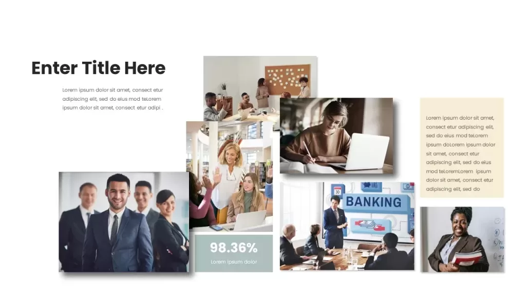 Collage slides for PowerPoint