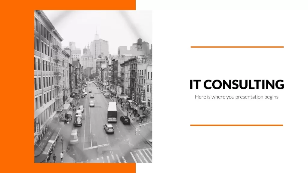 IT consulting PowerPoint presentation template