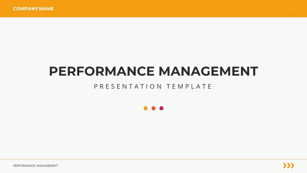 Performance management PowerPoint Template