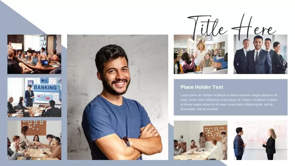 PowerPoint template for Collage