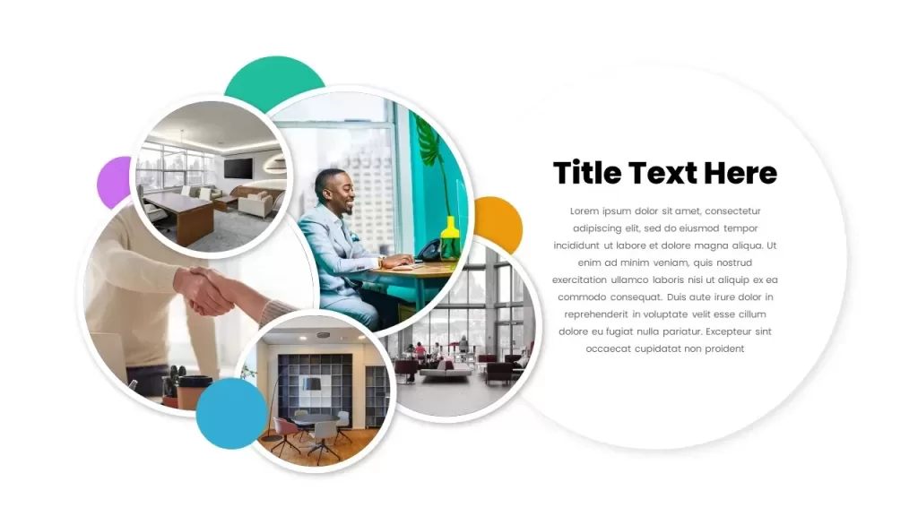 Template for collage in PowerPoint