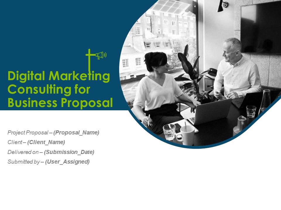 Digital marketing consulting business proposal PowerPoint template