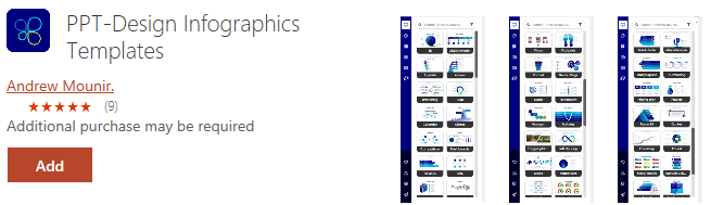 PPT Design Infographics PowerPoint add-in