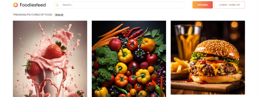 FoodiesFeed is a website to get food related stock images for your presentations.
