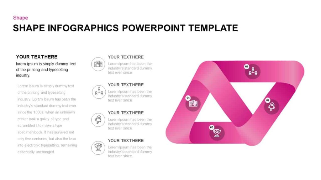 Parallelogram PowerPoint shape template featured image