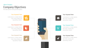 Free Company Objectives PowerPoint template and Keynote template