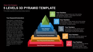 5 Levels 3d Pyramid