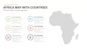 Africa Map With Countries Powerpoint Keynote template 1