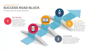 Success Roadblock PowerPoint Template and Keynote Slide