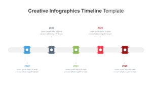 Creative Infographics Timeline PowerPoint Template