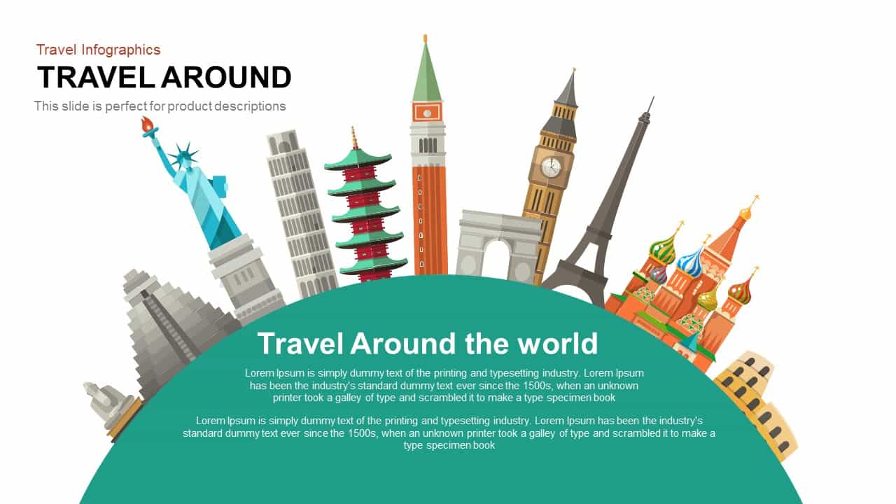 Travel Around the World Template for PowerPoint and Keynote