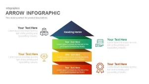 Infographic Arrow PowerPoint Template and Keynote Slide