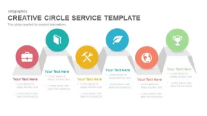 Creative Circle Service PowerPoint and Keynote Template