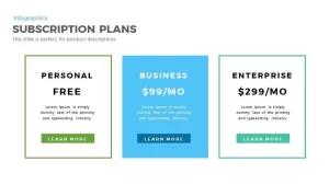 Subscription Plan PowerPoint Template and Keynote