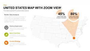 United States Map With Zoom View