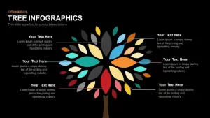 Tree Infographics Powerpoint and Keynote template