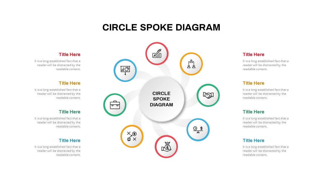 spoke diagram powerpoint template