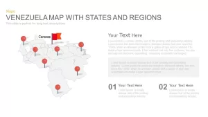 Venezuela Map Powerpoint and Keynote template