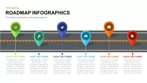 Roadmap infographics PowerPoint template and keynote