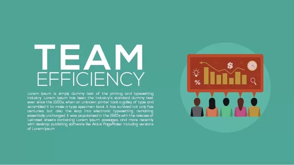 Team Efficiency Powerpoint Template and Keynote Template