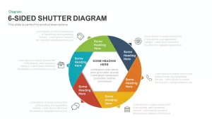 6 Sided Shutter Diagram Powerpoint and Keynote template