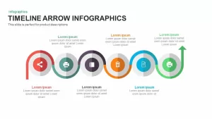 timeline arrow PowerPoint template