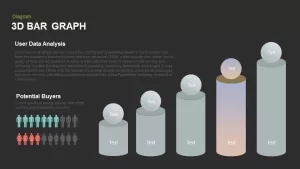 3d Bar Graph Powerpoint and Keynote template