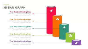 3d Bar Graph Powerpoint and Keynote template