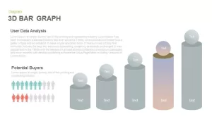 3d Bar Graph PowerPoint Template and Keynote