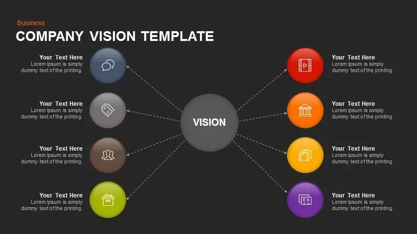 Company Vision Powerpoint and Keynote template