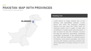 Pakistan Map Powerpoint and Keynote template