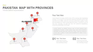 Pakistan Map Powerpoint and Keynote template