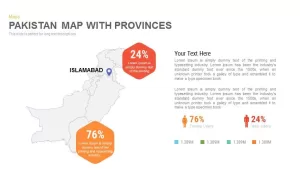 Pakistan Map Powerpoint and Keynote template