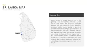 Sri Lanka Map Powerpoint and Keynote template