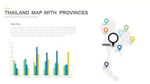 Thailand Map Powerpoint and Keynote template