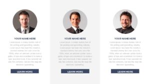 Our Leaders PowerPoint Template Free