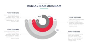 Radial Bar Diagram PowerPoint Template Free